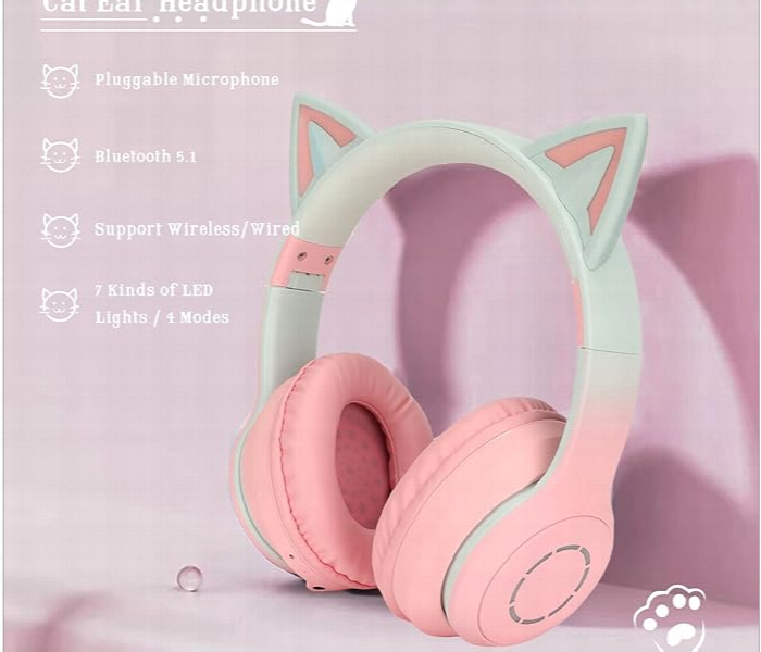 Cat Ear Wireless Headphones Premium Product - Zoom Image 3