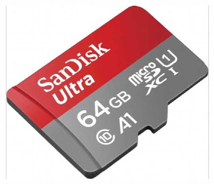 Sandisk 64Gb Ultra Microsdxc Uhs I Memory Card With Adapter 120Mb Per S A1 Full Hd Sdsqua4 064G Gn6Ma - Zoom Image