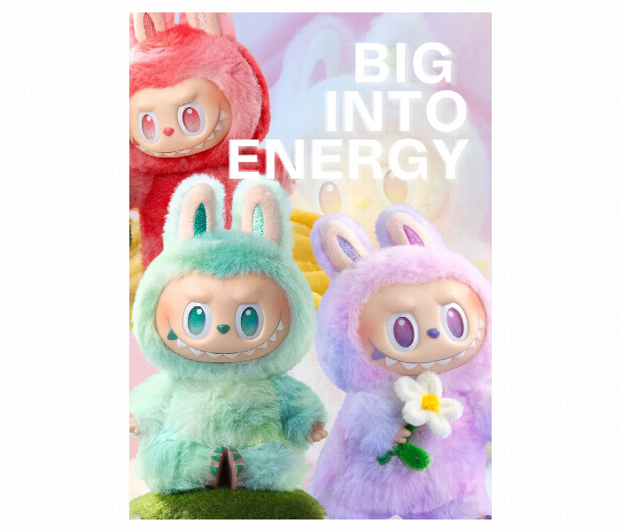 Bundle Of 3 Pcs Labubu Energy Series Vinyl Figures Cute Anime Collectible Toy Gift Set For All Agess And Fans - Zoom Image 2