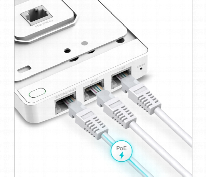 Tp Link Eap615 Wall Plate Ax1800 Wifi 6 Access Point - Zoom Image 2