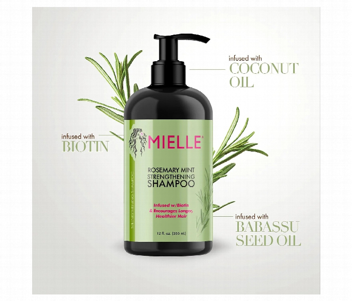 Mielle Rosemary Mint Shampoo 355Ml - Zoom Image 2