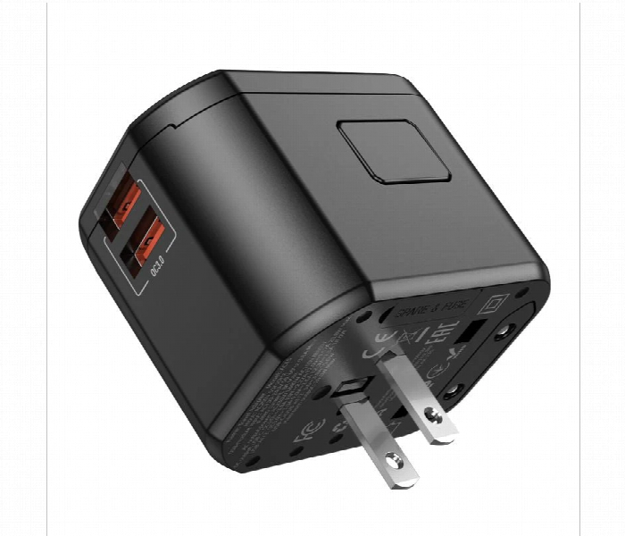 Hoco 20W Pd Qc 3.0 Fast Charging International Travel Charger Wall Adapter - Zoom Image 4