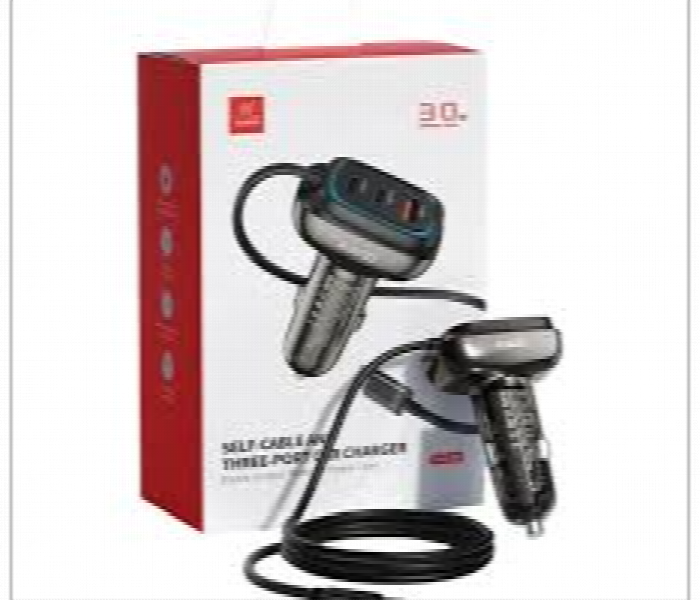 Xunod Self Cable And Three Port Car Charger - Zoom Image 4