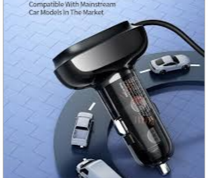 Xunod Self Cable And Three Port Car Charger - Zoom Image 3