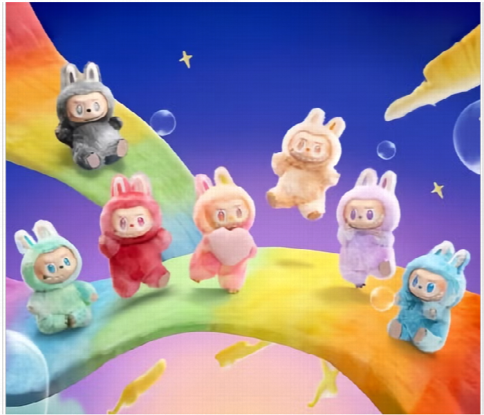 Bundle Of 6 Pcs Labubu Blind Box Keychain Monster Series Surprise Vinyl Toy Collectible Gift - Zoom Image 4