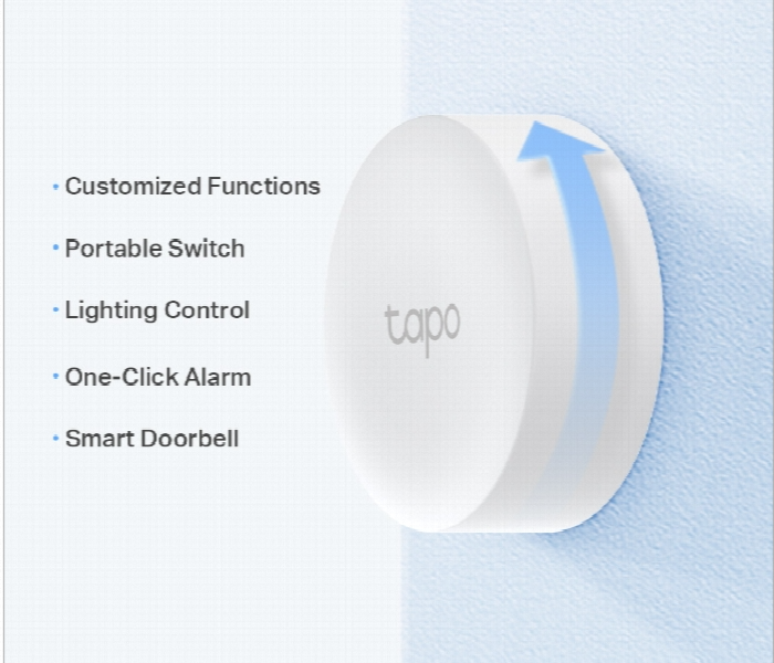 Tapo S200B Smart Button With Multi Control And One Click Alarm Support - Zoom Image 2