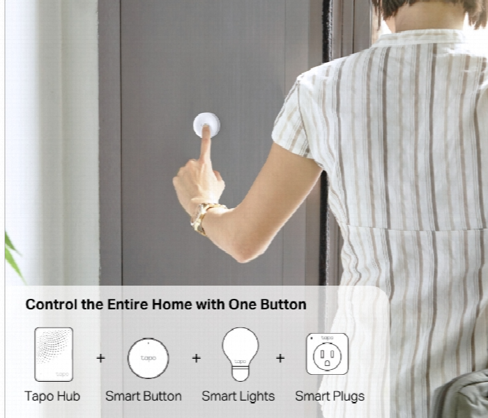 Tapo S200B Smart Button With Multi Control And One Click Alarm Support - Zoom Image 3