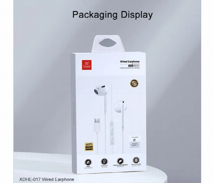 Xunod Wired Stereo Type C Earphone - Zoom Image 8