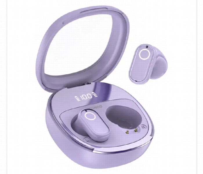 Xundd Tws Bluetooth Earbuds Purple Crystal Clear Sound Touch Control - Zoom Image 1