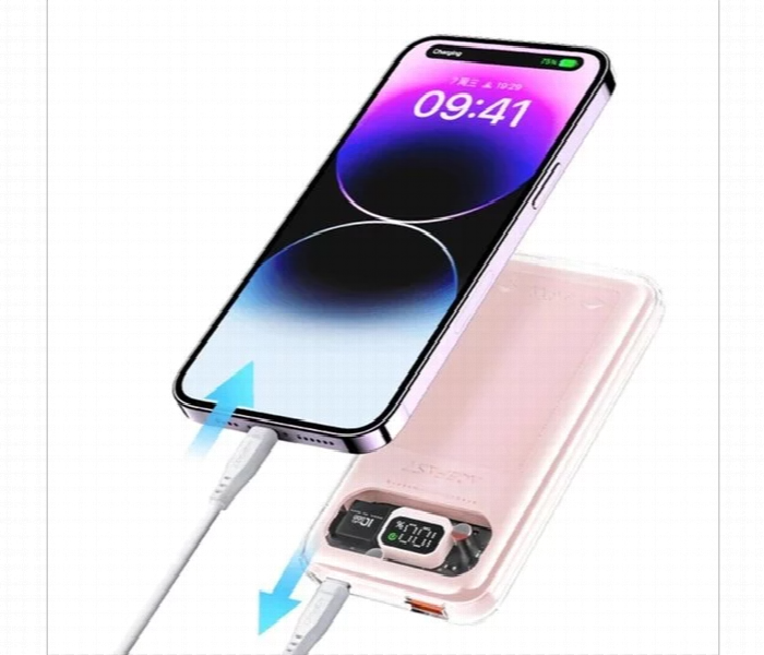 Power Bank Acefast M1 Exploration Series 30W 10000 Mah Cherry Blossom - Zoom Image 3