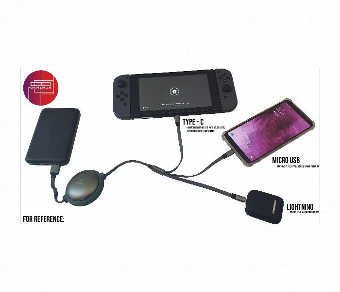 Xundd 3 In 1 Charging Cable 15 Watts - Zoom Image 2