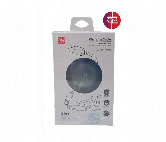 Xundd 3 In 1 Charging Cable 15 Watts - Zoom Image 1