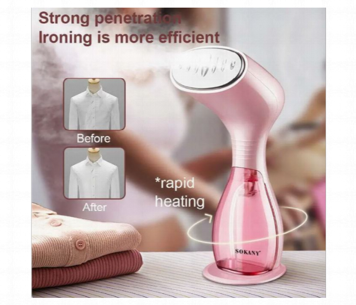 Portable Handheld Clothes Steamer Wrinkle Remover With Detachable Water Tank Fast Heat Up For Home And Travel - Zoom Image 3