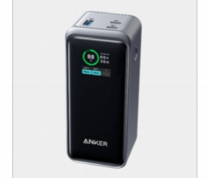 Anker Prime 20000Mah Power Bank 200W Smart Display Black - Zoom Image 1