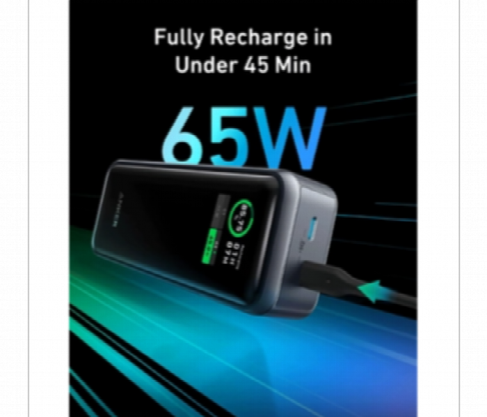 Anker Prime 130W 12000Mah Power Bank A1335011 Black - Zoom Image 2