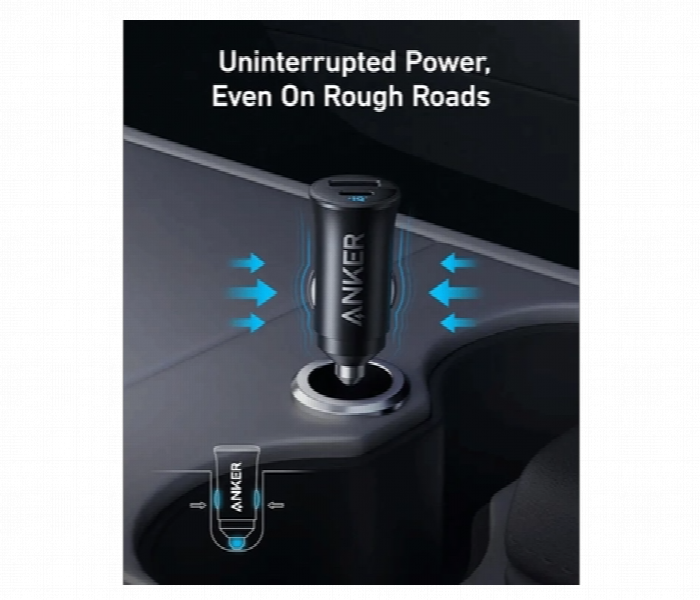 Anker Powerdrive Dual Port 30W Car Charger Black - Zoom Image 2