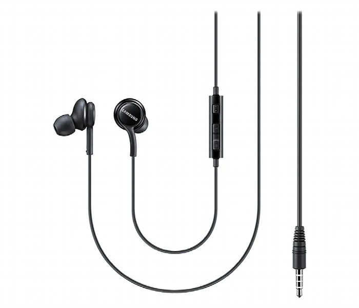 Samsung Earphones In Black With Replacement Ear Tips Ud - Zoom Image 2