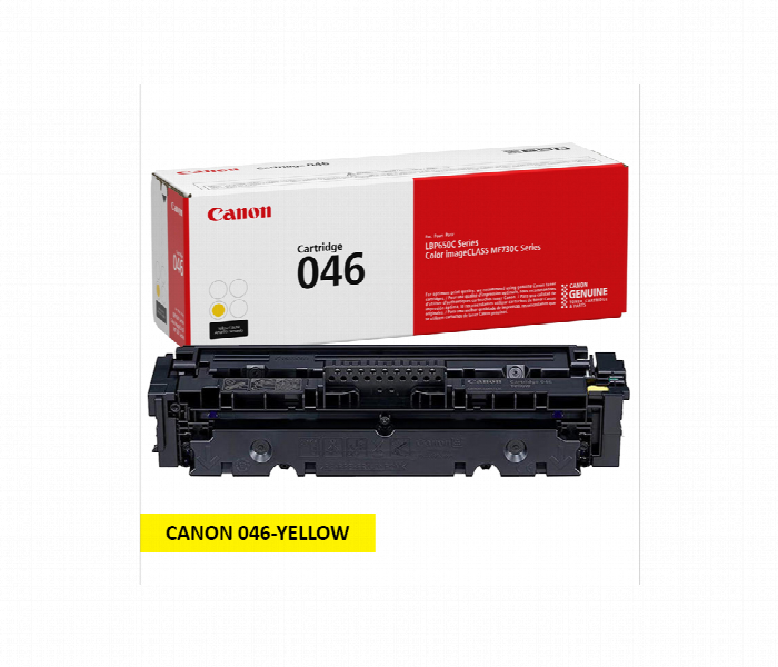 Canon 046 Yellow Ink Cartridge Toner Original - Zoom Image