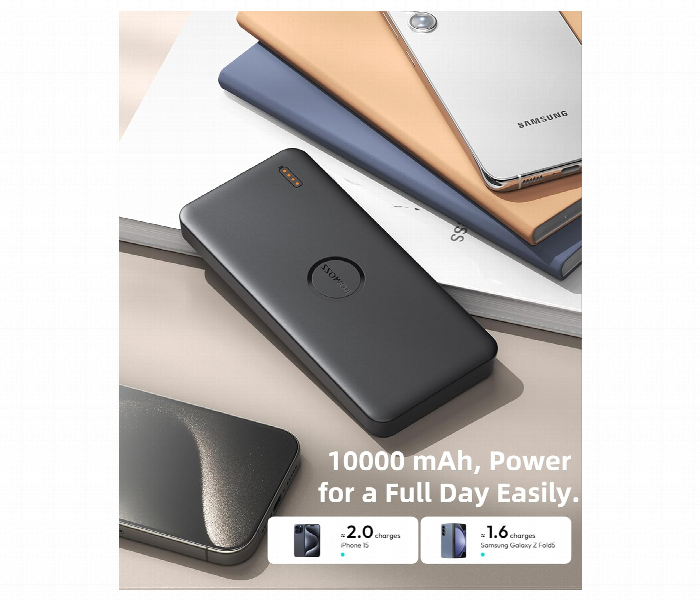 Romos  Fast Charging Power Bank 10000 Mah Capacity - Zoom Image 6