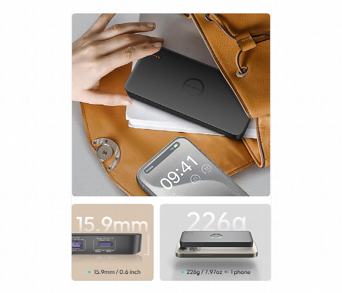 Romos  Fast Charging Power Bank 10000 Mah Capacity - Zoom Image 8