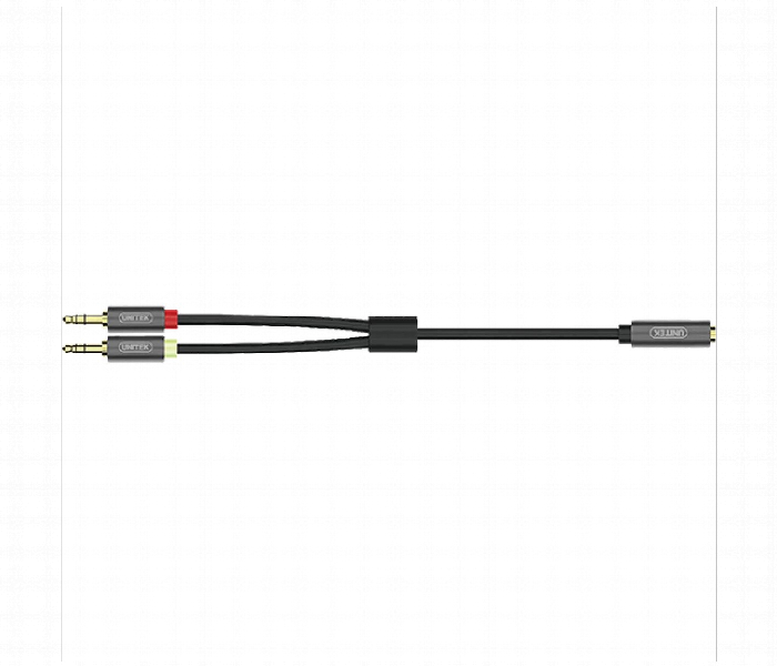 Unitek Cable Aux Audio 3.5 Mm Female To 2 Male 0.2M - Zoom Image 1
