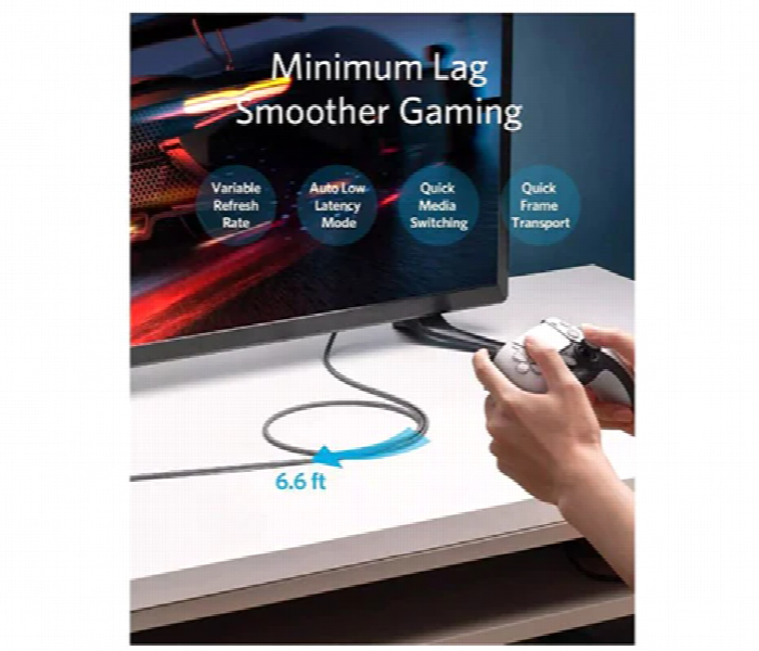 Anker Hdmi 2.1 Cable Black Cable - Zoom Image 2