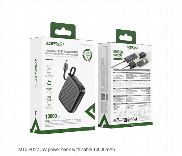 Magnetic Fast Wireless Charge Power Bank M6  10000Mah - Zoom Image 1