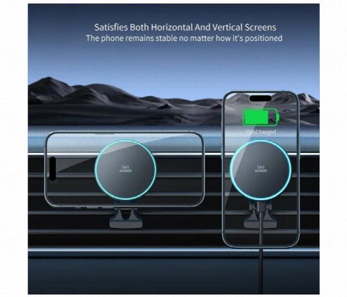 Xundd 15W Magnetic Car Wireless Charging - Zoom Image 7