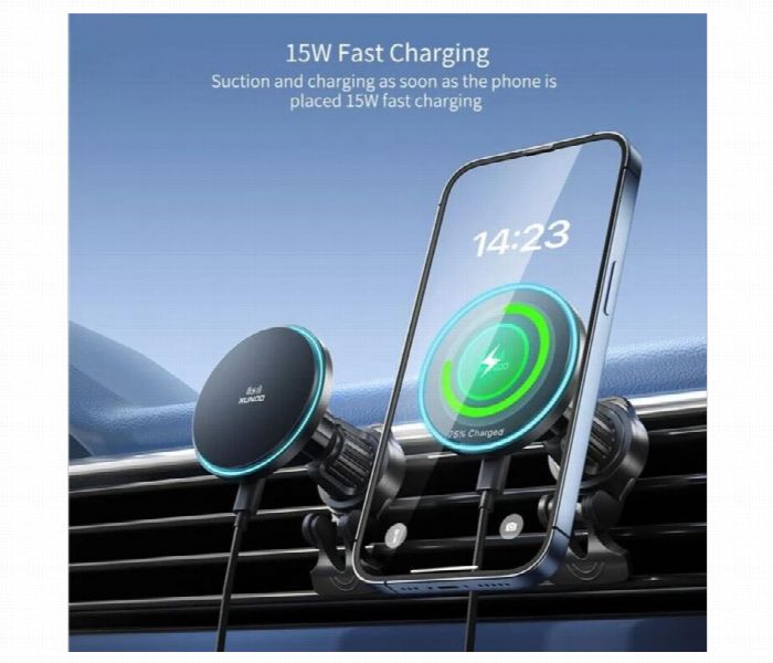 Xundd 15W Magnetic Car Wireless Charging - Zoom Image 8