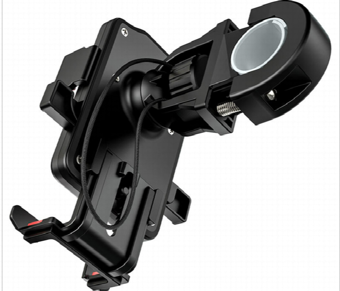 Hoco Motorcycle Universal Holder Black Red - Zoom Image 3