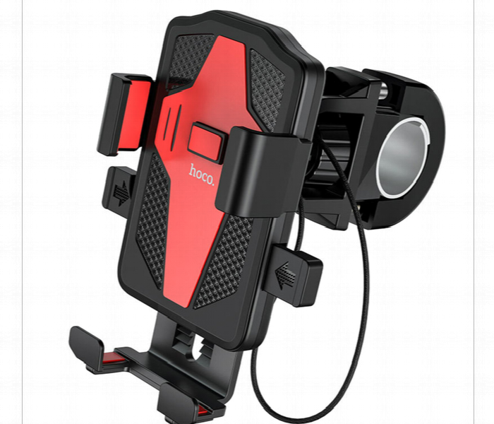 Hoco Motorcycle Universal Holder Black Red - Zoom Image 2