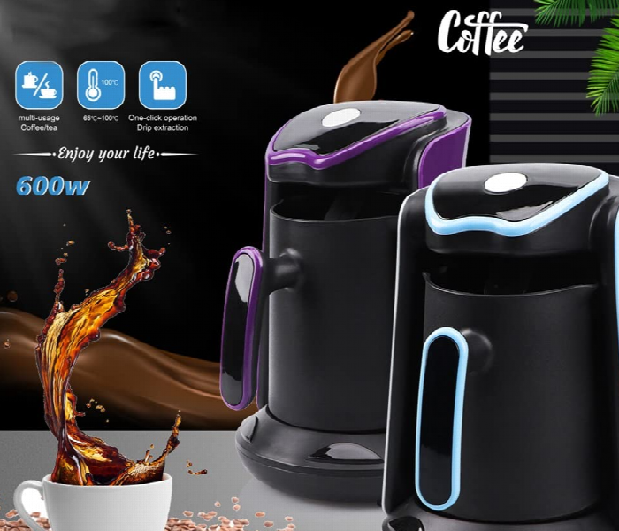Raf Electric Turkish Coffee Machine Easy Coffee Maker Cordless  Portable For Office Home Cafe 500Ml Travel Coffee Maker - Zoom Image 4
