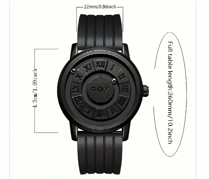 Trending New Mens Creative Magnetic Scrolling Beads Quartz Watch For Men Waterproof Watches - Zoom Image 4