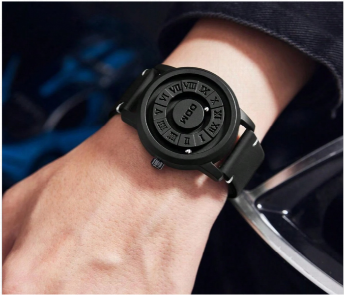 Trending New Mens Creative Magnetic Scrolling Beads Quartz Watch For Men Waterproof Watches - Zoom Image 3