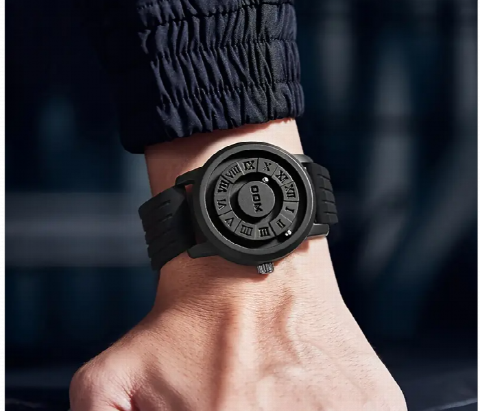 Trending New Mens Creative Magnetic Scrolling Beads Quartz Watch For Men Waterproof Watches - Zoom Image 2