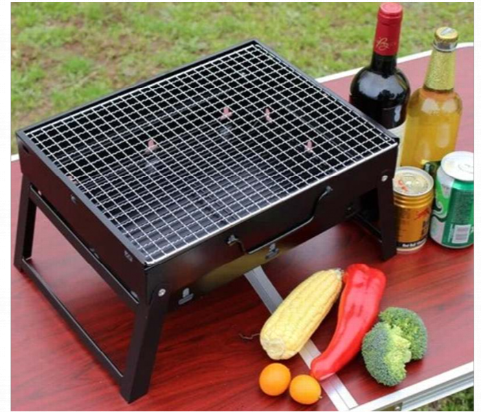 Fn Outdoor Portable Barbeque Charcoal Grill Black - Zoom Image 2