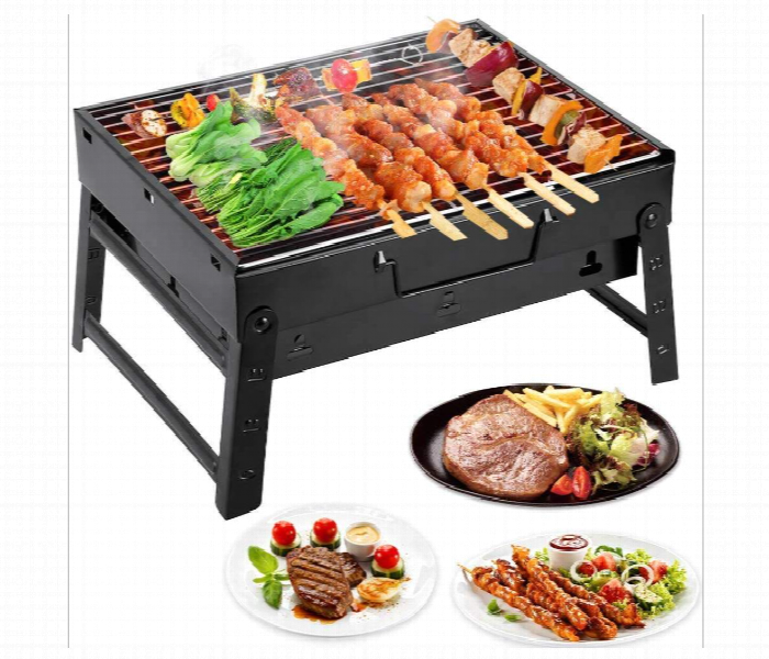Fn Outdoor Portable Barbeque Charcoal Grill Black - Zoom Image 3