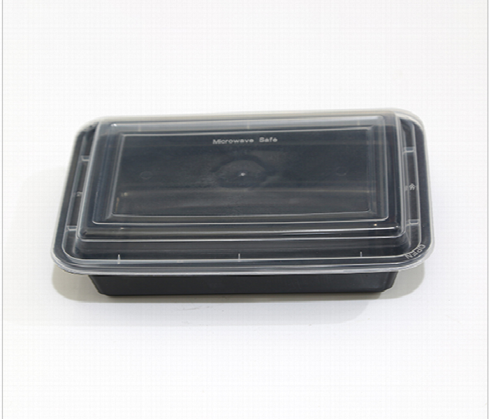 Q Pac Microwave Re 38 Oz Black Base Container 1X5 Pieces  Mw38Bb - Zoom Image