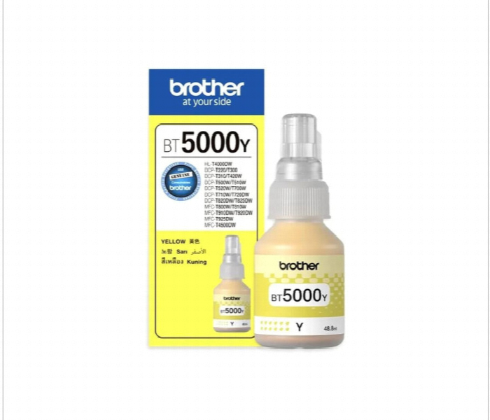 Brother Bt 5000 Yellow Ink Bottle - Zoom Image