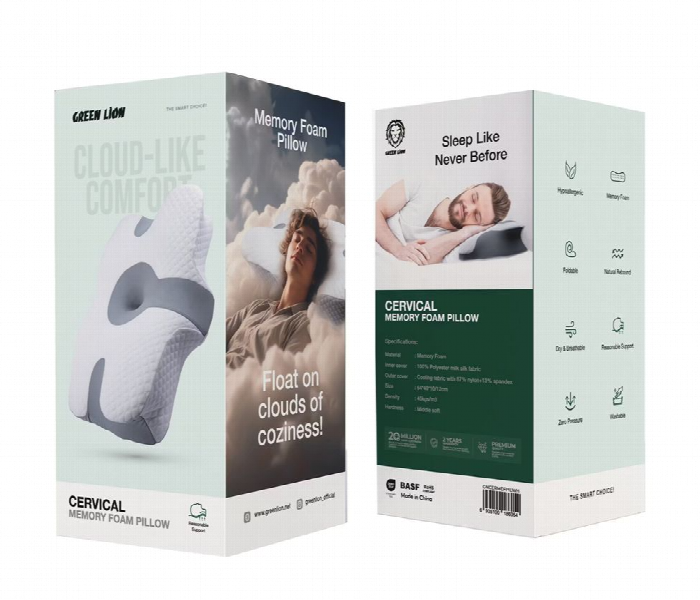 Green Lion Cervical Memory Foam Pillow - Zoom Image 4
