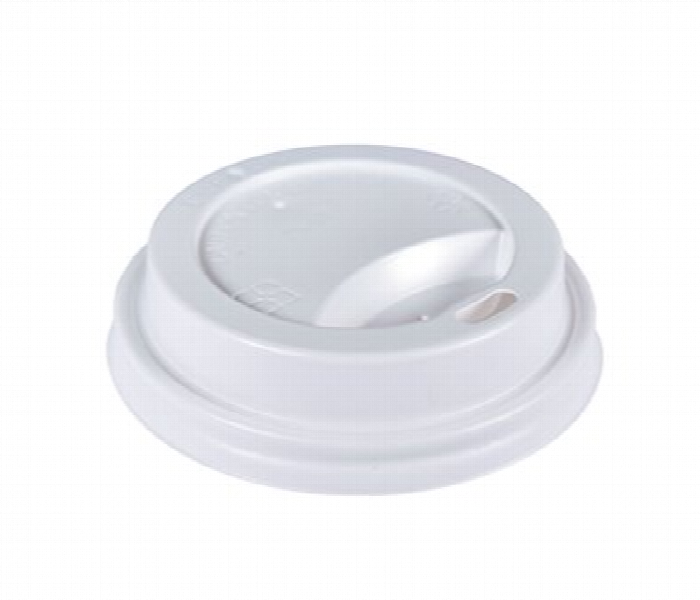 Q Pac Cover For 8 Oz Hot Cup White 50 Pieces  C8Hcw50 - Zoom Image
