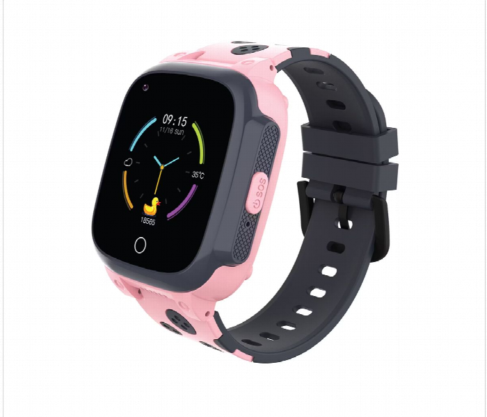 Porodo 4G Kids Smart Watch With Video Call Pink - Zoom Image 1