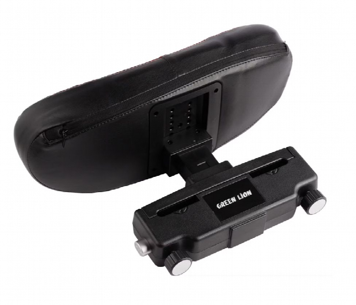 Green Lion Car Head Rest Black - Zoom Image 3