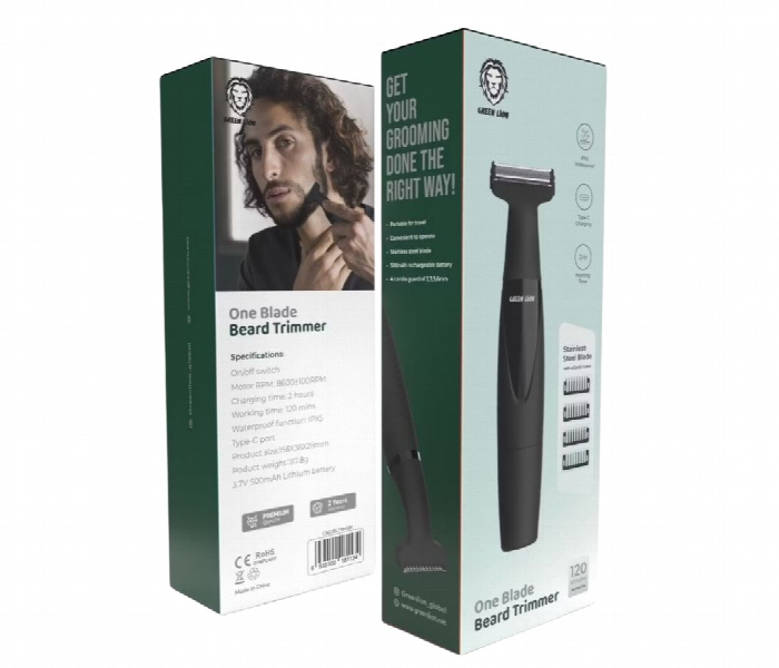 Green Lion One Blade Beard Trimmer 500Mah - Zoom Image 2