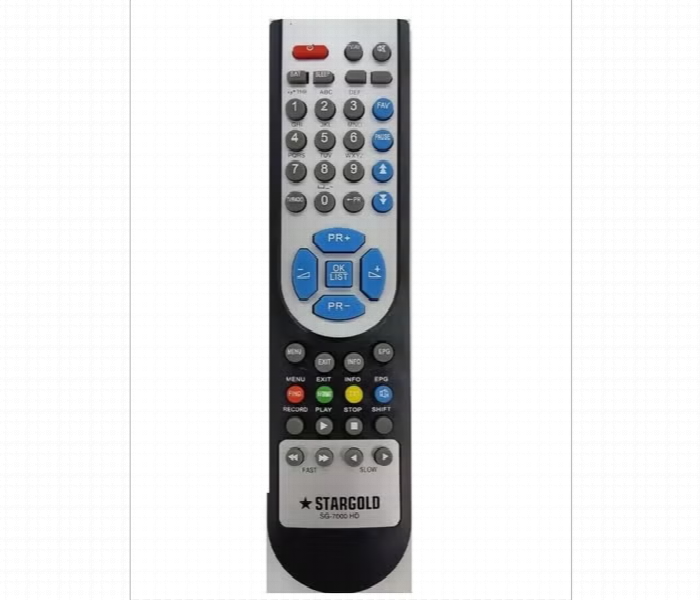 Stargold Sg 7000 Hd Mini Satellite Receiver Remote Control - Zoom Image
