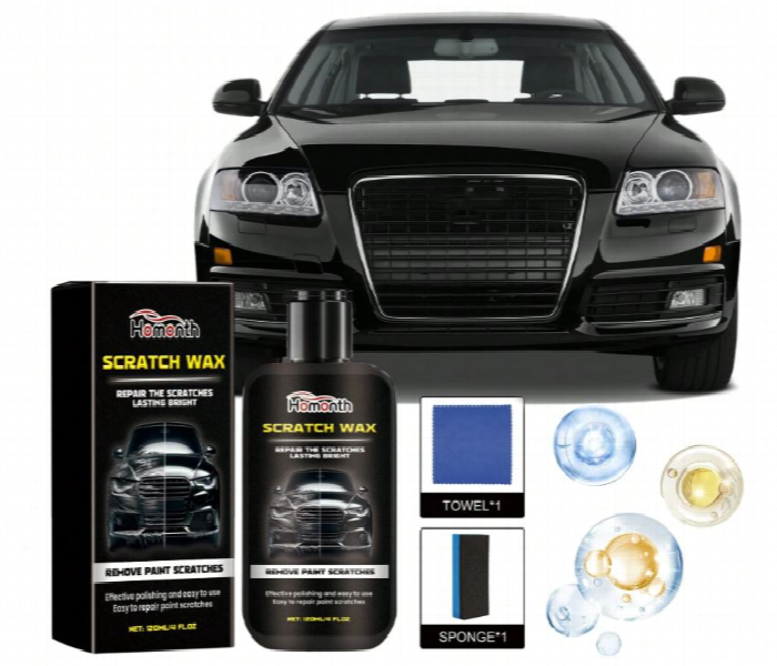 Homonth Car Scratch Remover Auto Paint Care Polishing Compound Swirl Repair Anti Scratch Wax For Vehicle Body - Zoom Image 2