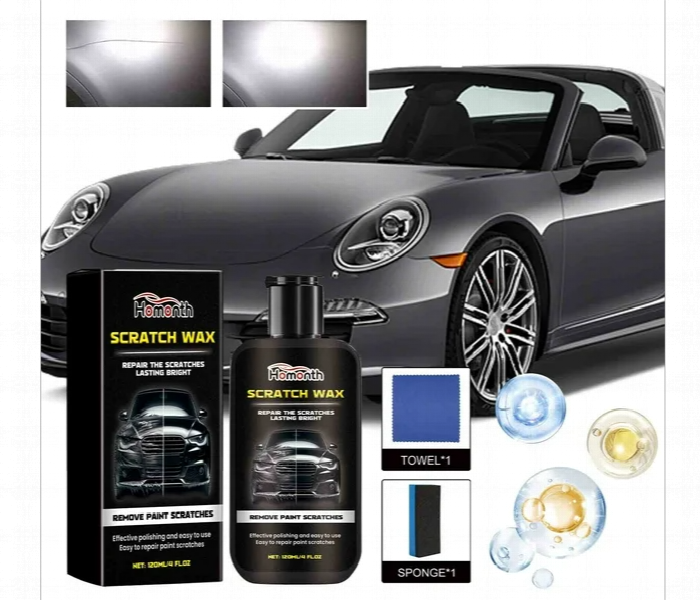Homonth Car Scratch Remover Auto Paint Care Polishing Compound Swirl Repair Anti Scratch Wax For Vehicle Body - Zoom Image 3