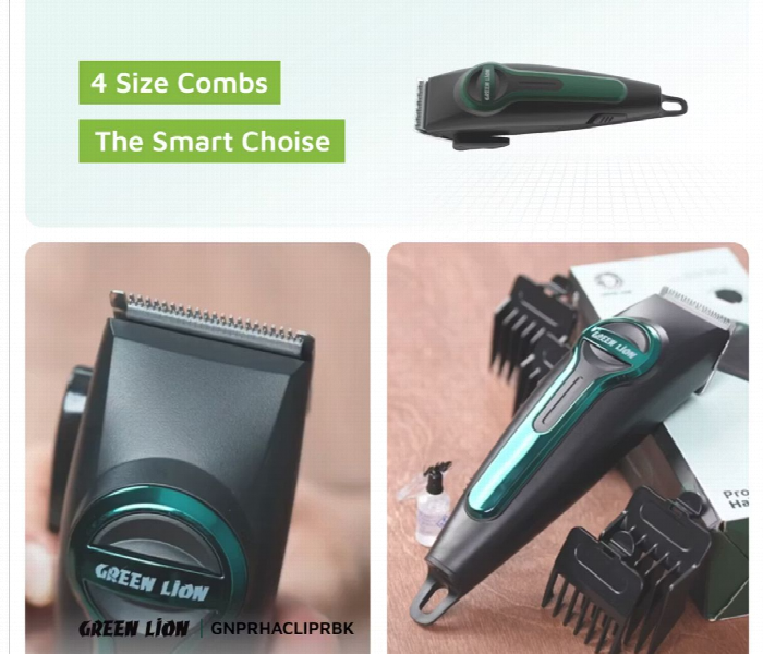 Green Lion Professional Hair Clipper 1200Mah - Zoom Image 4