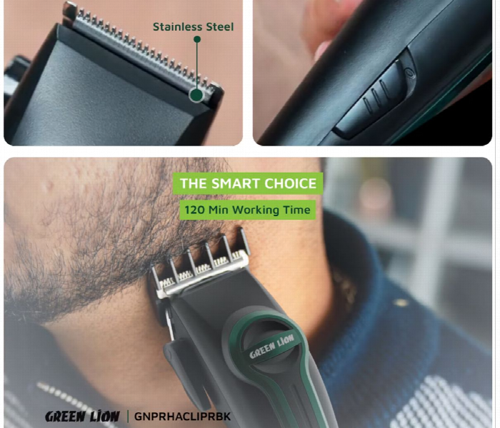 Green Lion Professional Hair Clipper 1200Mah - Zoom Image 3