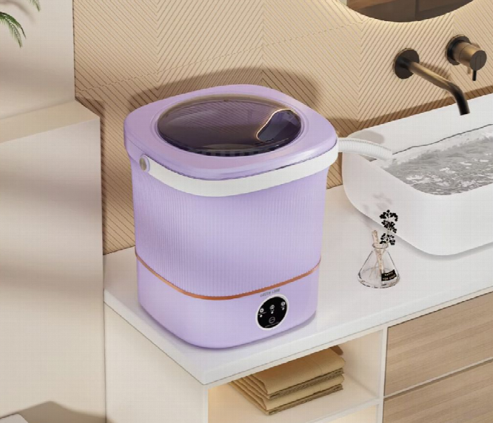 Green Lion 12L Portable Washing Machine Purple - Zoom Image 2